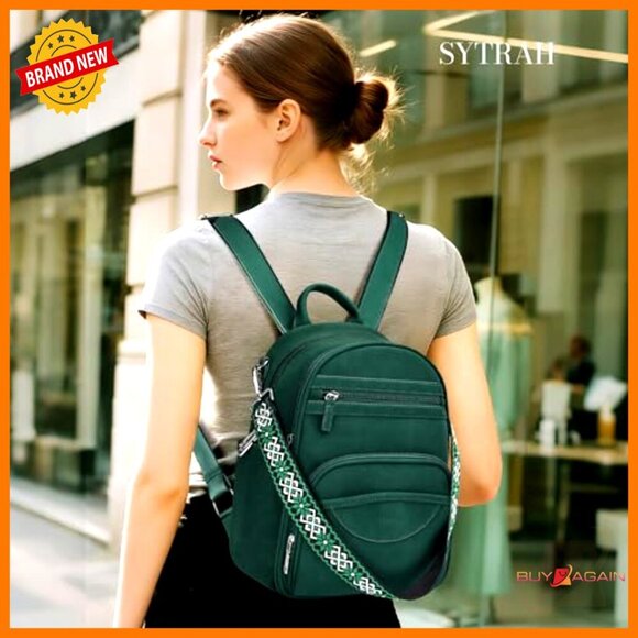 Mini Vegan Leather Backpack Purse with RFID Blocking & Tablet Pocket main image 6